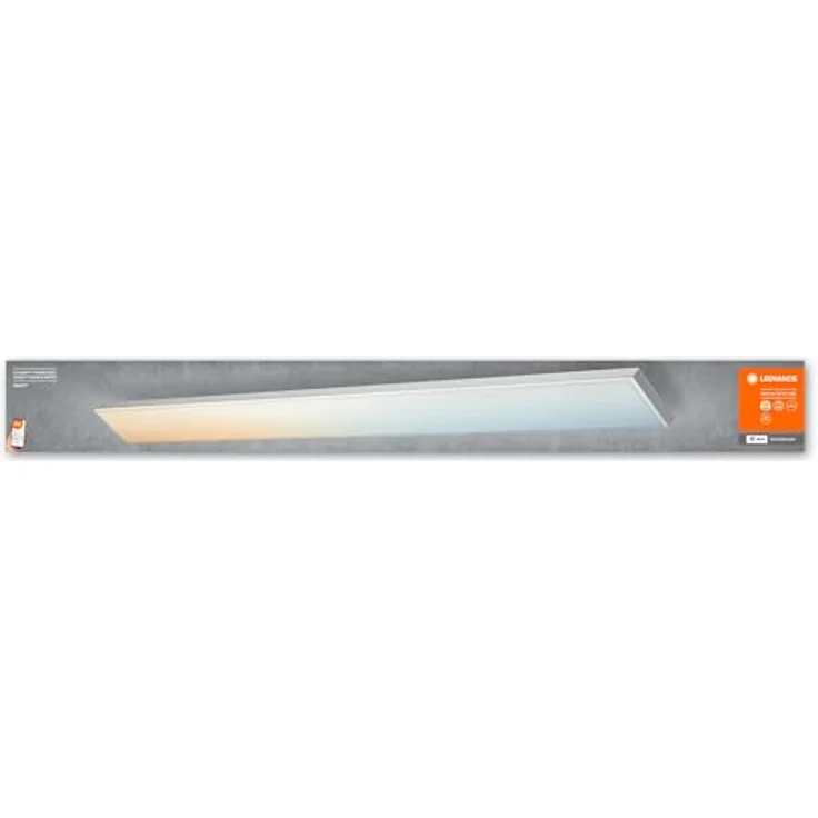 LEDVANCE SMART+ WIFI PLANON FRAMELESS Smarte LED Deckenleuchte, Panel für Innen mit WiFi Technologie, Lichtfarbe änderbar (3000K-6500K), 1200mm x 100mm, Kompatibel mit Google und Alexa Voice Control – Bild 10