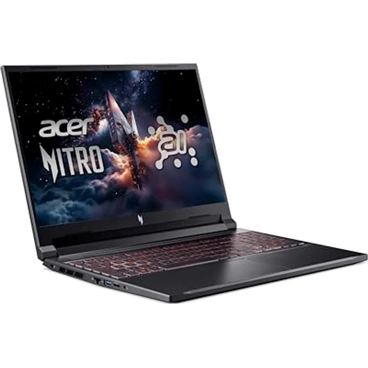 Acer Nitro V 16 AI, 16" Gaming Notebook mit AMD Ryzen 7 260, 16 GB RAM, 1 TB SSD, GeForce RTX 5070, Schwarz – Bild 4
