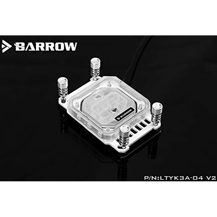 Barrow AMD AM4 Platform Special jetting Type Micro Waterway CPU Water Block - White, Wasserkühlungsblock mit hochwertigem Material & langer Haltbarkeit – Bild 2