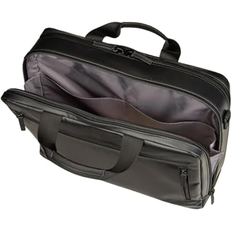 Jost Tolja Aktentasche 38 cm, Laptopfach für Notebooks, Schwarz – Bild 5