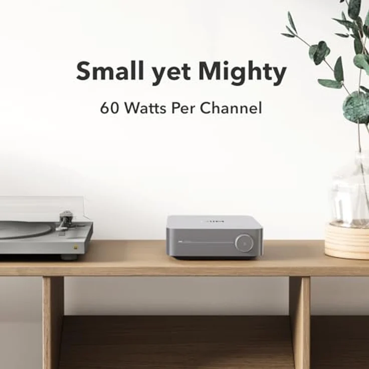 WiiM Amp: Multiroom-Streaming-Verstärker mit AirPlay 2, Chromecast, HDMI & Sprachsteuerung - Streamen Sie Spotify, Amazon Music, Tidal & mehr - Silber – Bild 3