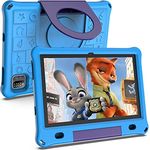 Lipa WQ01 Kinder Tablet Blau 10,1 Zoll - Kids Tablet - 64 GB Speicher - 3 GB Arbeitsspeicher - Großer Bildschirm - Mit vorinstallierter Spiele-Software - Play Store - Einstellbarer Kinderschutz