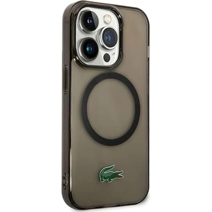 Lacoste LCHMP14XULOK Hülle für iPhone 14 Pro Max 6.7" Schwarz Hardcase Transparent – Bild 4