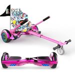 Mega Motion Balance Scooter Kart A03, 6.5" Hoverboards mit Hoverkart Bluetooth Lautsprecher LED-Light, in blau - Preisvergleich