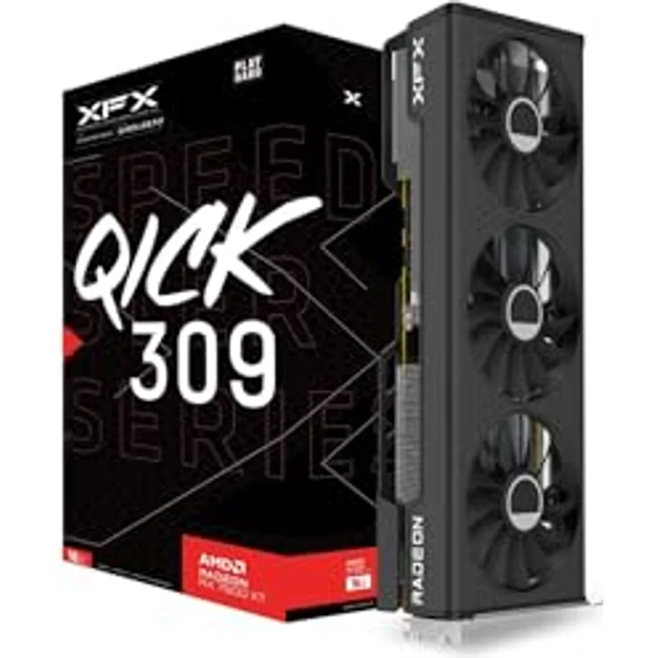 XFX Grafikkarte Speedster QICK309 Radeon RX 7600 XT schwarz (RX-76TQICKBP) – Bild 1