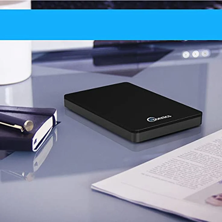 Sonnics 1TB USB 3.1 Type C Externe Tragbar Festplatten für Fenster PC, Mac, Klug TV, Xbox ONE/Series X & PS4 /PS5, Schwarz – Bild 3
