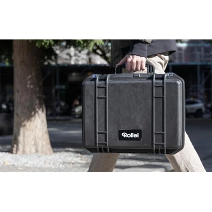 Rollei Hard Case 4636 Koffer – Extrem robuster, bruchsicherer, wasserdichter und staubdichter Koffer mit Flexibler Innenausstattung, automatischer Druckregulation und Diebstahlschutz – Bild 5