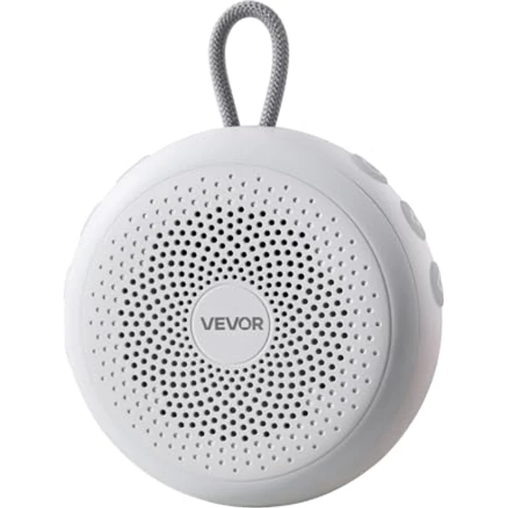 VEVOR HFD-W30, Einschlafhilfe White Noise Machine mit 20 Musiktiteln, 4-in-1 Soundmaschine, automatischem Abschalttimer, sanftem Ringlicht, Speicherfunktion & Kindersicherung – Bild 9