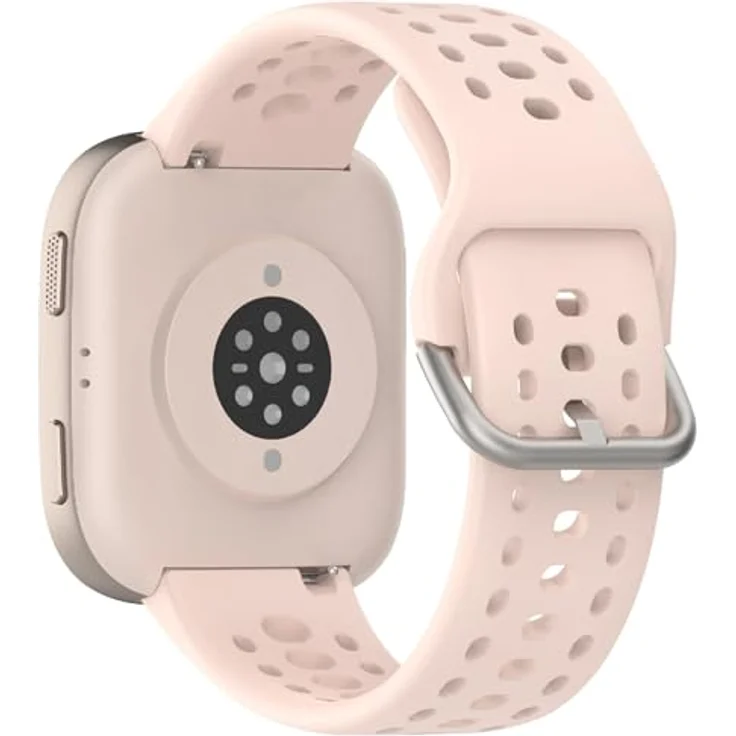 GIOPUEY Armband für Amazfit Bip 6/Bip 5/5 Unity/Balance/Balance 2, Weiches Silikon, Verschleißfest und Atmungsaktiv, pink – Bild 2