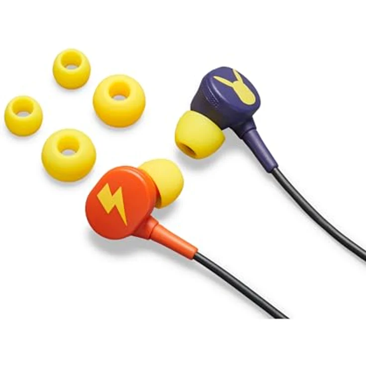 PowerA NSW Wired Earbuds - Pokémon Pikachu Blossom, In-Ear Kopfhörer mit 8-mm-Treibern und Inline-Mikrofon, Kabelgebunden, Mehrfarbig – Bild 4
