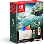 Nintendo Nintendo Switch OLED The Legend of Zelda: Tears of the Kingdom Edition, 7 Zoll OLED-Bildschirm, 64 GB interner Speicher, Mehrfarbig