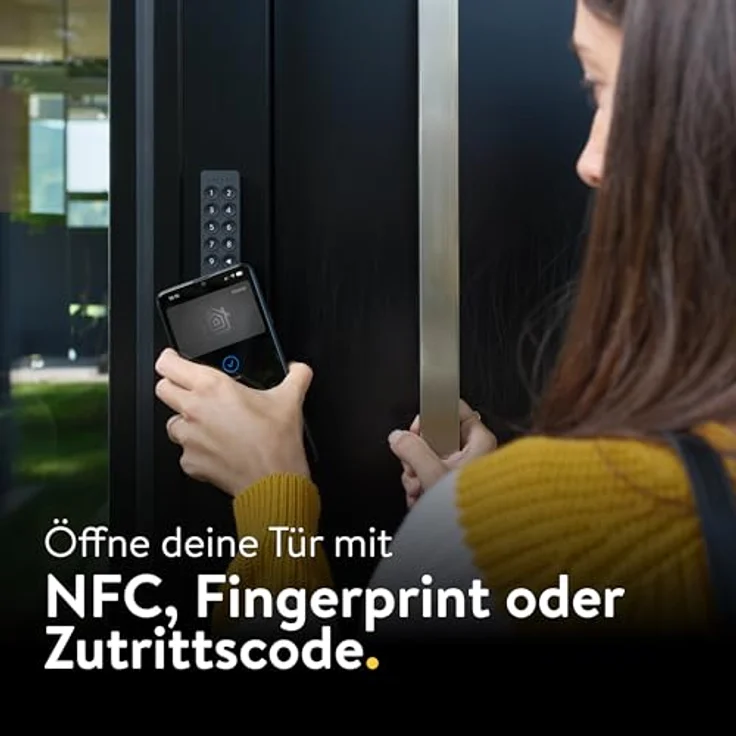 NUKI Nuki Keypad 2 NFC (2026) - Türzugang mit Apple Home Key, Fingerprint und 6-stelligem Zahlencode, IP54-zertifiziert, Bluetooth, Smart Home Zubehör für Matter-fähige Nuki Smart Locks – Bild 2