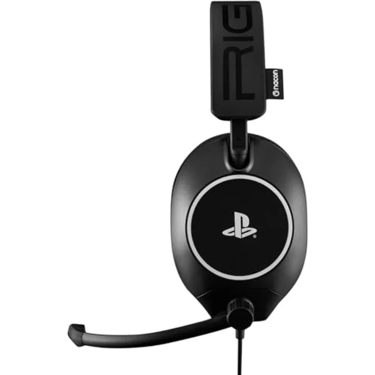 NACON Sony R5 Pro HS, Kabelgebundenes Gaming-Headset in Schwarz, offiziell lizenziert für PS5 und PS4, 40-mm-Graphen-Lautsprecher, 3,5-mm-Klinkenstecker – Bild 4