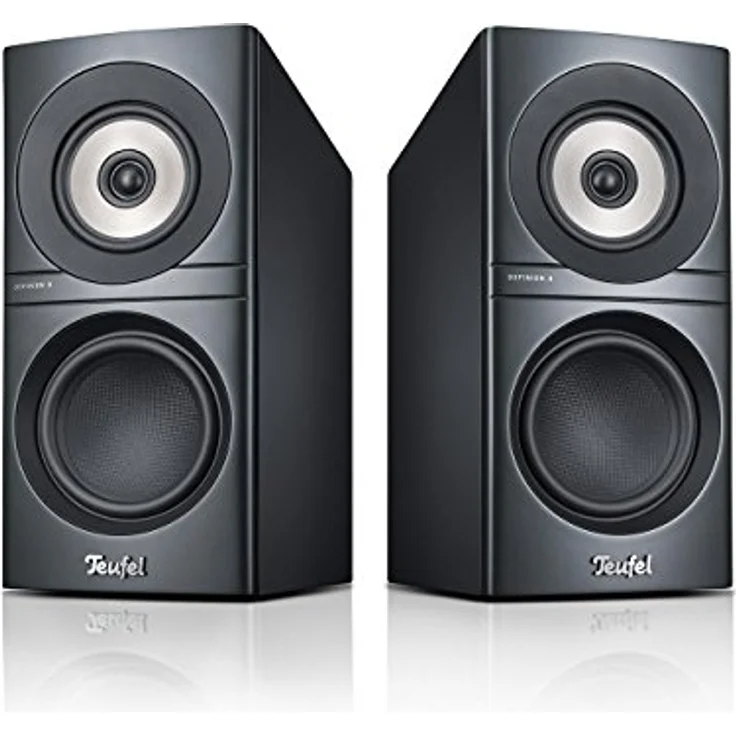 Teufel DEFINION 3S High-End Stereo Regallautsprecher, SCA-Koaxial-Chassis, 3-Wege-System, Anthrazit – Bild 1