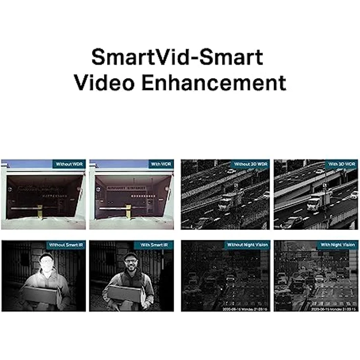 TP-Link VIGI C230 Smart Sicherheitskamera mit 4 mm Objektiv, 3 MP HD Vollfarbkuppel-Netzwerkkamera, IK10 vandalensicher, IP67 wasserdicht, H.265+, PoE/12 V CCTV – Bild 3