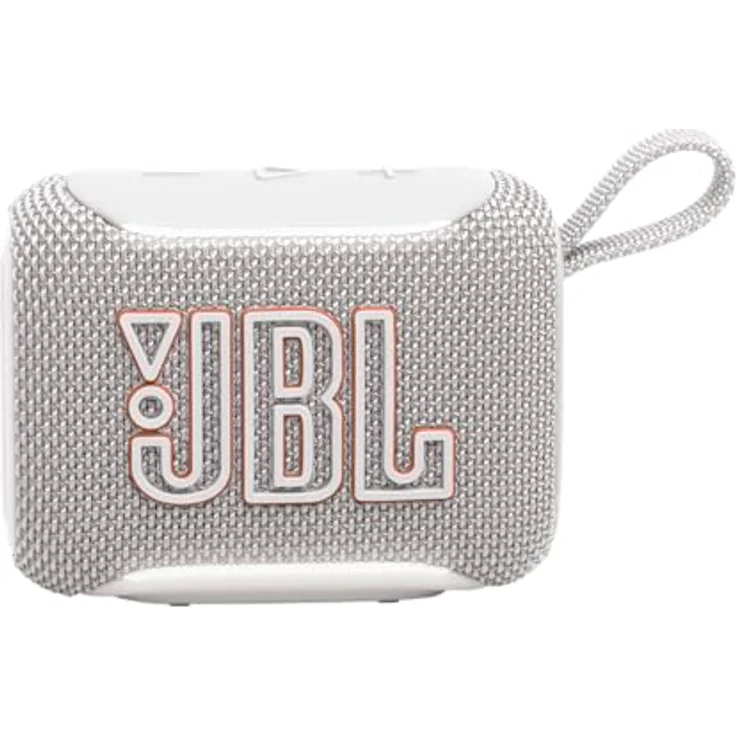 JBL GO 5, Ultra‑tragbarer Bluetooth‑Lautsprecher mit JBL Pro Sound, kräftigem Bass, AirTouch‑Pairing, wasserdichtem Design, 10 Stunden Wiedergabezeit, Weiß – Bild 2