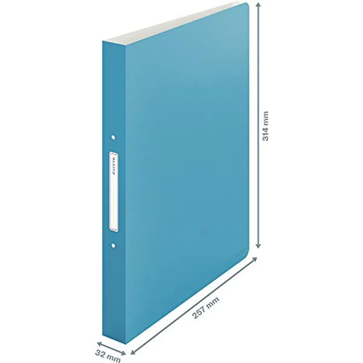 LEITZ Präsentationsordner Cosy, blau, mit selbstklebendem Rückenschild, Duo-Optik, A4 Format – Bild 6
