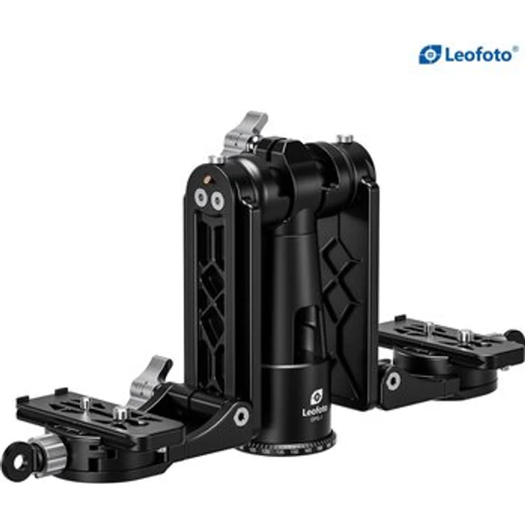 Leofoto DPG-01, 2-Wege-Neiger Doppelgimbal-Head mit 360-Grad-Schwenk- und 90-Grad-Neigefunktionen, geringem Gewicht von 1,2 kg, Aluminiumlegierung
