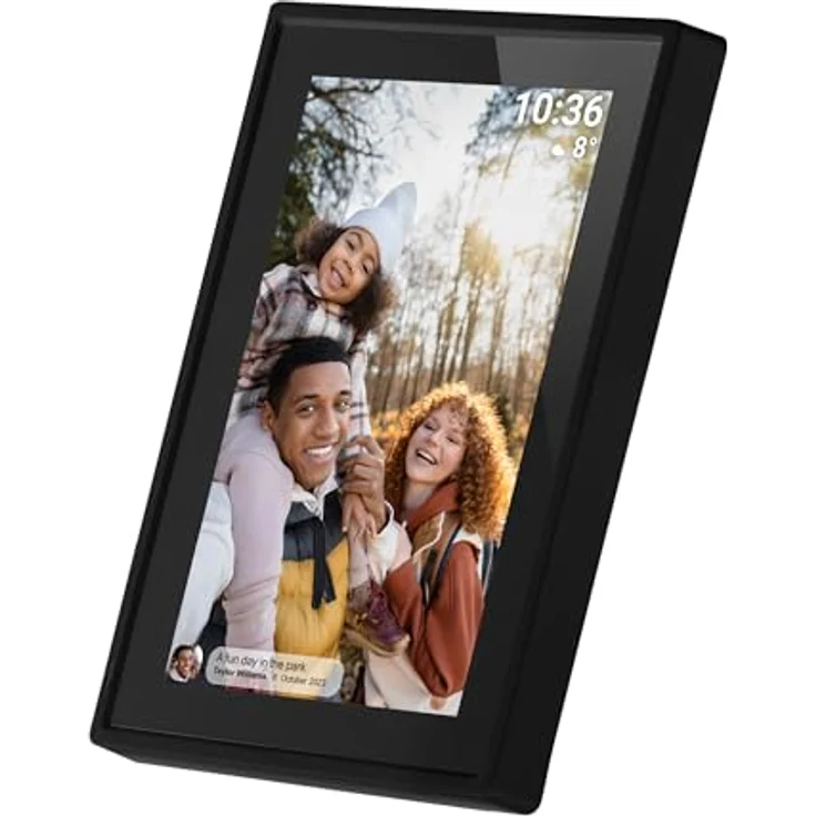 Denver PFF-725B 7'' Digitaler Bilderrahmen Schwarz, 1024 x 600 Pixel, WLAN, 8 GB interner Speicher, IPS-Touchscreen – Bild 3