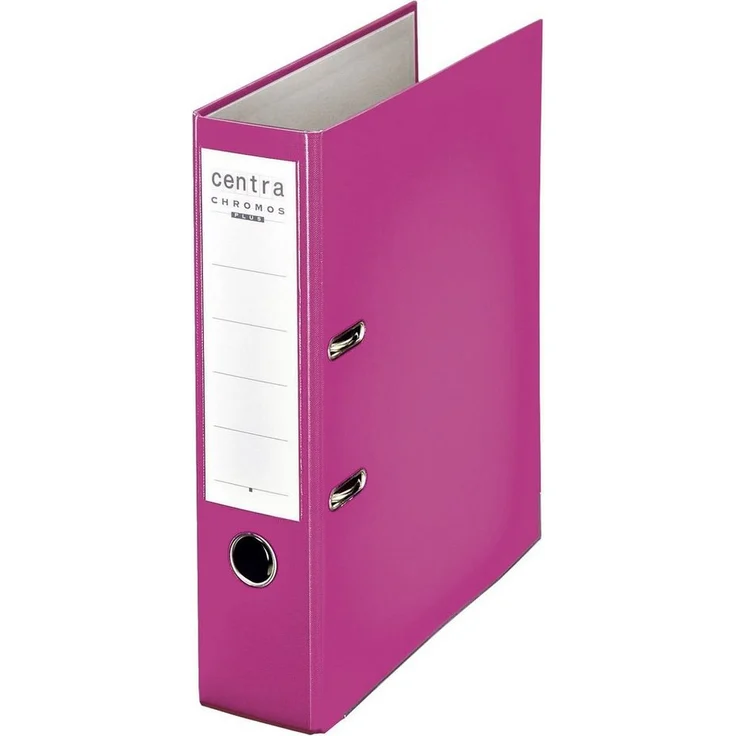 Centra Aktenordner Ordner PP Chromos - A4, 80 mm, fuchsia mit Hebelmechanik und Sichttasche – Bild 1