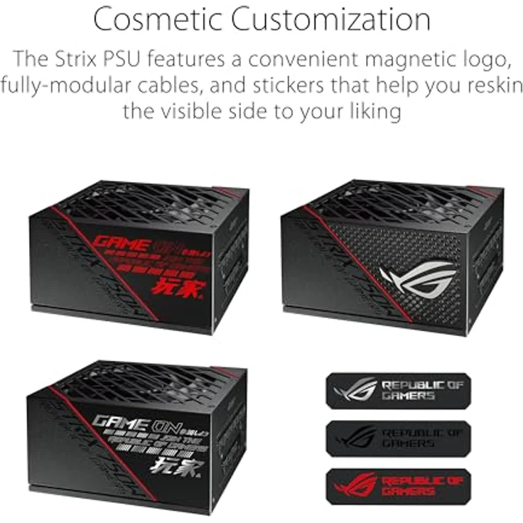 ASUS ROG Strix 750G Netzteil (750 Watt, 80 Plus Gold, 0dB-Kühlung) – Bild 5