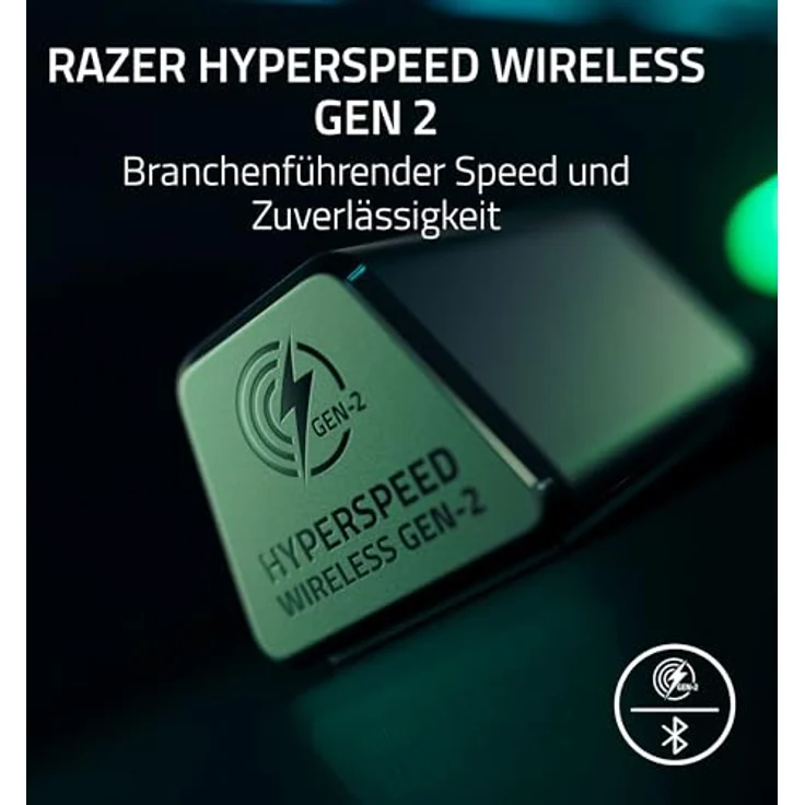 Razer BlackShark V3, Kabelloses E-Sport-Headset mit Triforce 50mm Treiber, abnehmbarem Mikrofon, THX Spatial Audio, Wireless 2,4GHz & Bluetooth, FPS-Profile, PC/Mac | Schwarz – Bild 3