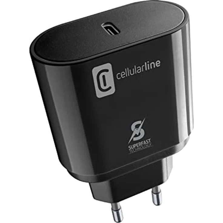 Cellularline | Netzwerk-Ladegerät | USB-C Super Fast Charge PD 25W Ladegerät – Bild 2