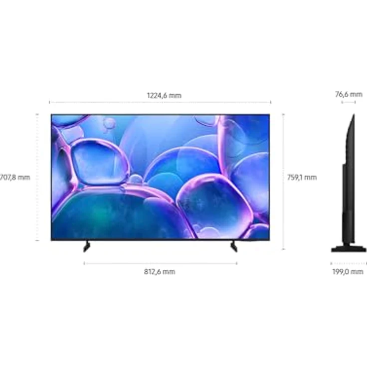 Samsung Crystal UHD 4K U7099F, 55 Zoll LED Fernseher mit Crystal Prozessor 4K, MetalStream Design, SmartThings, Knox Security, Gaming Hub, AI Upscaling, Smart AI TV (2025) – Bild 4