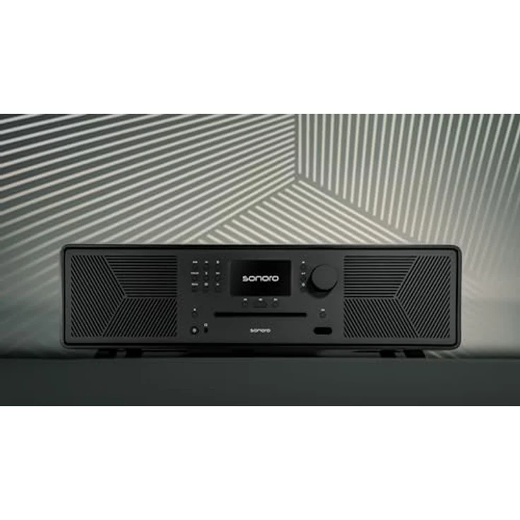 sonoro MEISTERSTÜCK (Gen.2) Kompaktanlage mit CD Player, Bluetooth & Internetradio (Airplay, Chromecast, Spotify, Tidal, FM, DAB+, USB) Matt Schwarz – Bild 5