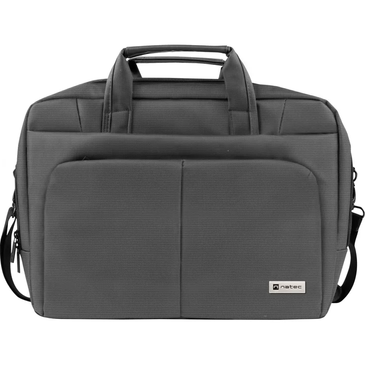 Genesis NTO-0812 Natec Laptop Bag Gazelle 15.6 - 16 Dark Gray (15.60"), Notebooktasche, Grau