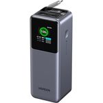 UGREEN Nexode Power Bank 20000mAh, 165W Schnellladen, 65cm einziehbares Kabel, kompatibel mit iPhone 16/15 Serie, Galaxy S25, MacBook und Dell Laptop