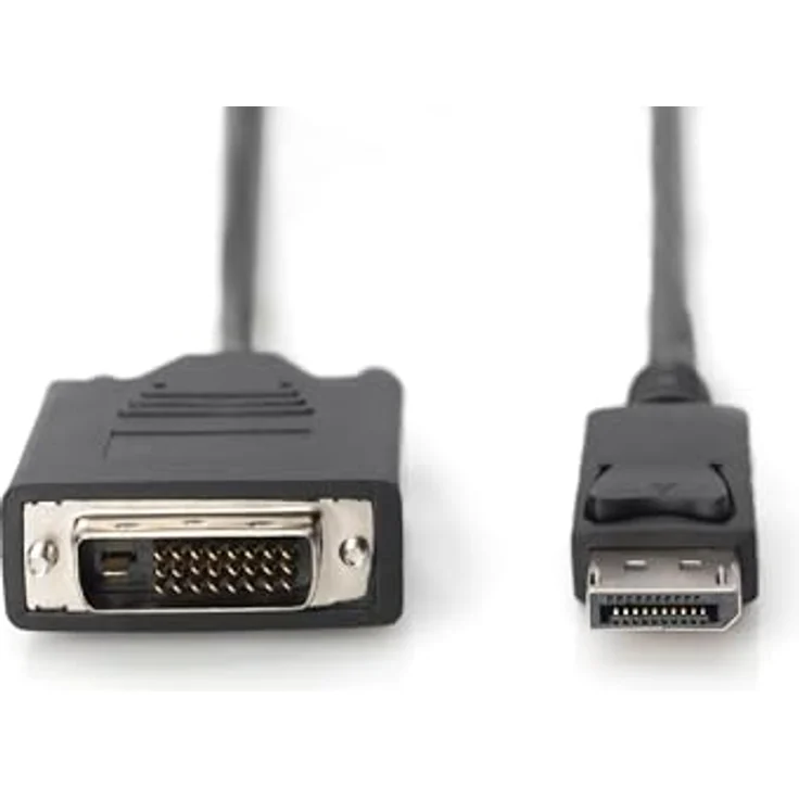 ASSMANN DisplayPort zu DVI-D Adapterkabel, DP 1.2, DVI (24+1), 1 Meter, Schwarz – Bild 4