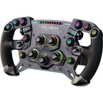 Moza Racing MOZA GS V2P Lenkrad, Racing-Simulatoren, originalgetreuer Formel-1-Look, Aluminium/Carbon, Kunstleder, RGB-LED-Taster, Schnellverschluss