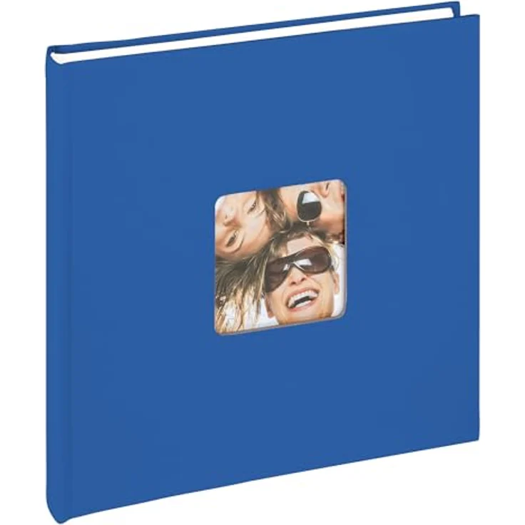 Walther design Fotoalbum Fun, Royalblau, 22x16 cm, mit 40 weißen Seiten und CD-Archiv – Bild 1