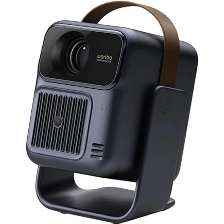 WANBO Beamer Togo Pro, Full HD LED Projektor mit 500 ANSI-Lumen, integriertem Lautsprecher, Autofokus und Google TV, 3,5 Stunden Akkulaufzeit – Bild 1