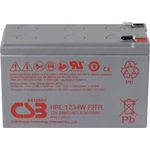 CSB Battery HRL 1234W, Hochleistungs-Bleiakku 12V 8.5Ah AGM für USV-Anlagen, Notfallbeleuchtung und Sicherheitssysteme, kompakte Größe (151 x 94 x 65mm)