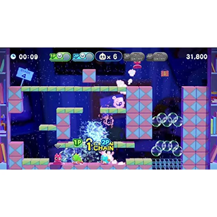 ININ Bubble Bobble 4 Friends - The Baron is Back, PS4-Spiel mit 100 neuen Levels, Multiplayer bis 4 Spieler, inklusive klassischem Bubble Bobble – Bild 5