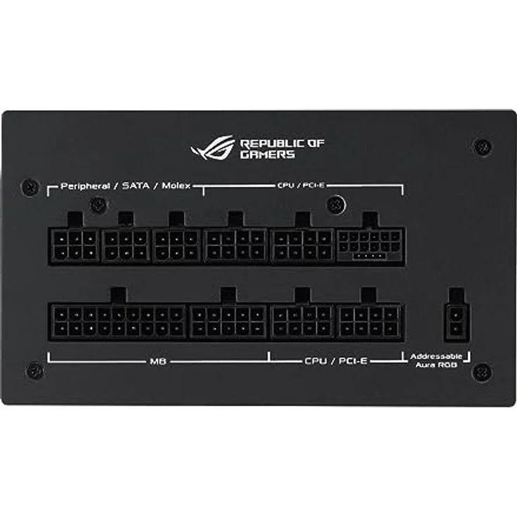 Asus ROG STRIX 1200W Gold Aura PC-Netzteil, mit Axial-Tech Kühlung und ARGB-beleuchtetem Lüfter – Bild 4