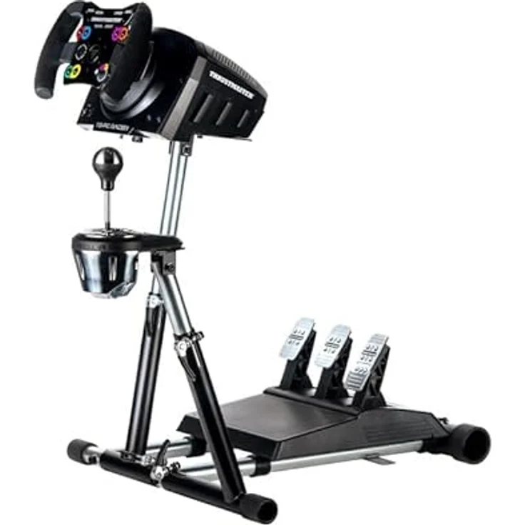 Wheel Stand Pro SUPER TX, DELUXE V2 Lenkradständer für THRUSTMASTER T300RS/TX/T150/TMX + RGS+ GTS, Gaming-Lenkradständer, blau – Bild 5