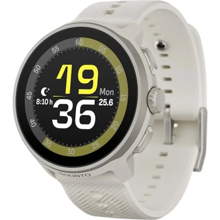 SUUNTO Run GPS Laufuhr, 1,32" AMOLED-Touchscreen, Multisport-Aktivitätentracker, präzises GPS, Herzfrequenz-/Schlaf-Tracking, 12 Tage Akkulaufzeit, 4GB Offline-Musikspeicher, Leichtgewicht