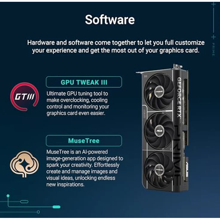 ASUS PRIME GeForce RTX 5070 Ti, 16GB GDDR7 Gaming Grafikkarte mit 2300 MHz Chiptakt und 300 Watt Leistungsaufnahme – Bild 7