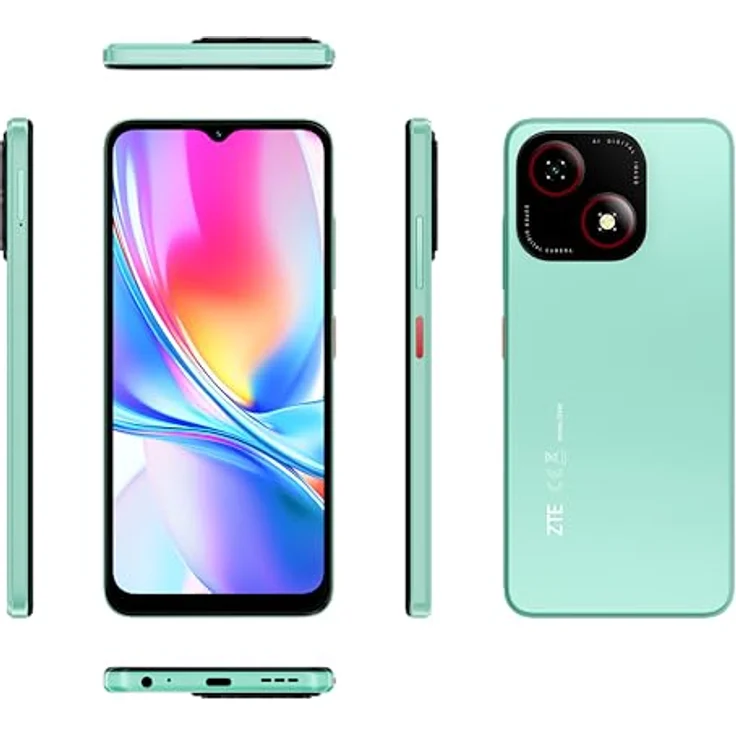 ZTE Blade A35e Smartphone 64GB, 6.52 Zoll HD Display, Dual-SIM, Silber, Android™ 14, 5000 mAh Akku – Bild 6