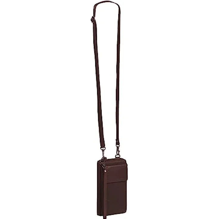 The Chesterfield Brand Wax Pull Up Handytasche aus 100% Leder, 10 cm x 3 cm x 19 cm, braun – Bild 3