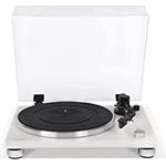 sonoro Platinum Plattenspieler mit Phono-Vorverstärker, USB & Bluetooth (Riemenantrieb, Ortofon 2M Red, A/D Wandler, Ripping-Funktion) Matt Weiß