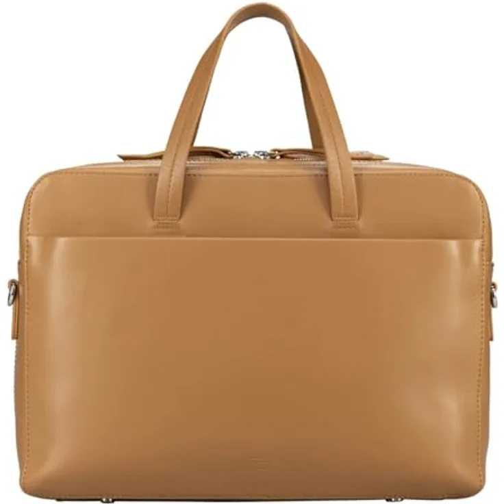 Jost Arva Aktentasche 36 cm, 100% Leder mit Laptopfach, braun