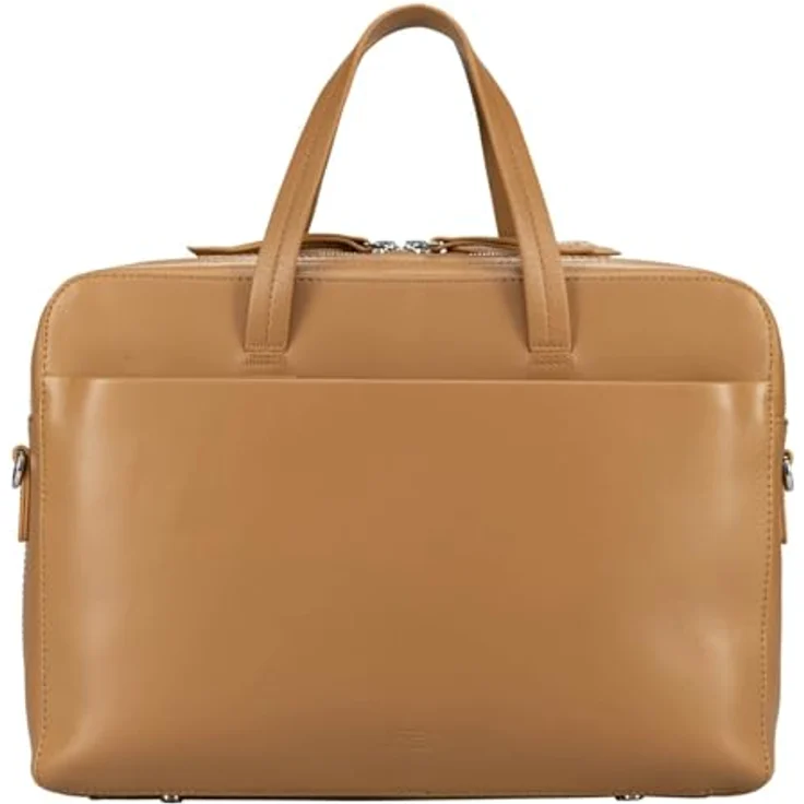 Jost Arva Aktentasche 36 cm, 100% Leder mit Laptopfach, braun – Bild 1