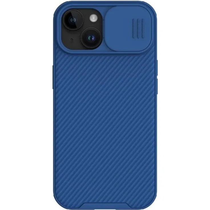 Nillkin CamShield Pro Magnetic Case für iPhone 15 Plus mit Kameraschutz, blau
