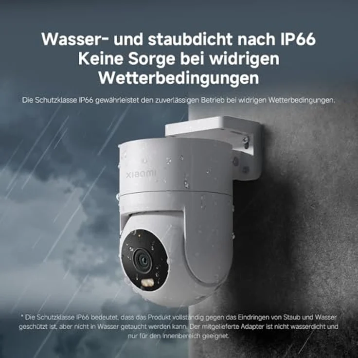 XIAOMI Smart Camera CW300 (CW300), IP-Sicherheitskamera mit 2560 x 1440 Pixeln, Nachtsicht und 2-Wege-Audiosystem – Bild 7
