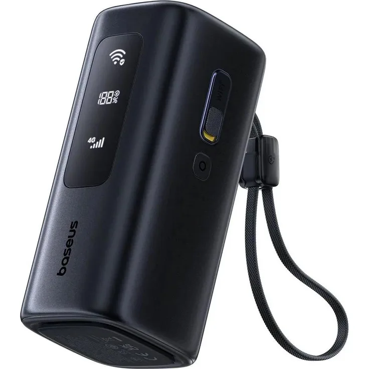 Baseus Energeek GX11, 20000mAh Powerbank mit 67W Leistung und Hotspot-Funktion, Silber