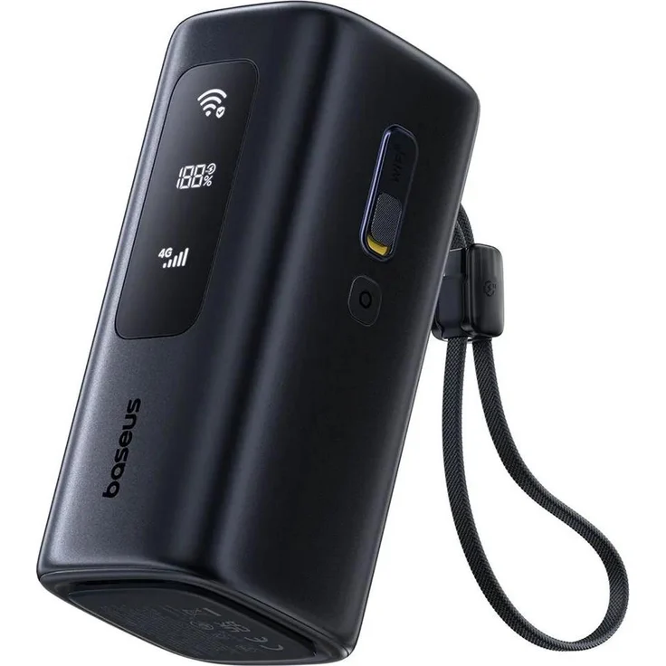 Baseus Energeek GX11, 20000mAh Powerbank mit 67W Leistung und Hotspot-Funktion, Silber